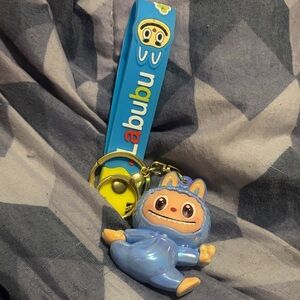 Abubu Blue Monster Keychain Toy